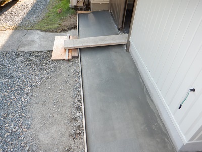 二重玄関 スロープ設置